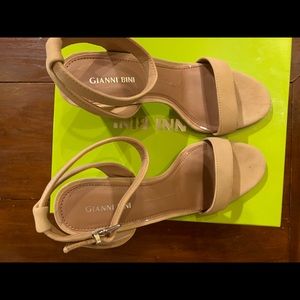 Gianni Bini Arleena Block Heel Ankle Strap Sandal